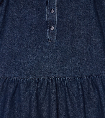 Cotton-blend denim dress | Il Gufo