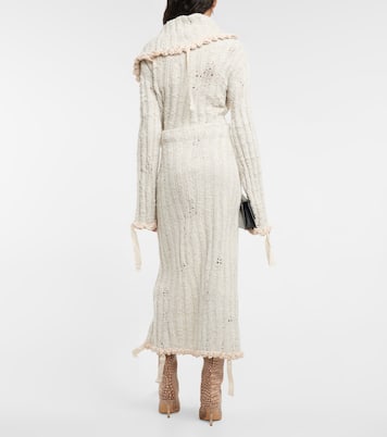 Crochet wool-blend maxi skirt | Acne Studios