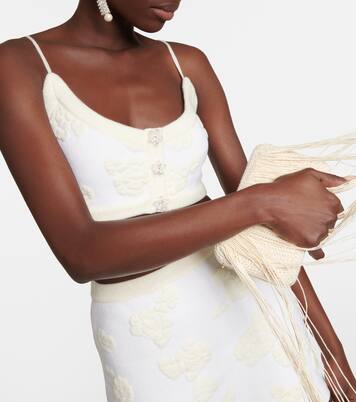 Cropped-Top aus einem Wollgemisch | Magda Butrym