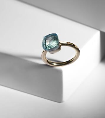Nudo 18kt gold ring with topaz | Pomellato