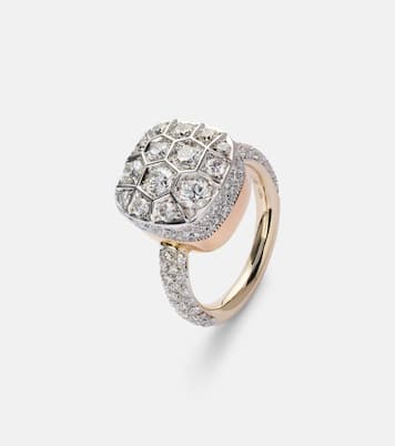 Bague Nudo Solitaire Assoluto en or 18 ct et diamants | Pomellato