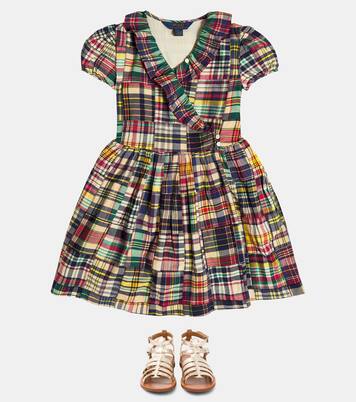 Cotton madras wrap dress | Polo Ralph Lauren Kids