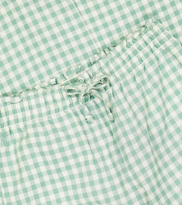 بنطلون من القطن بطبعات المربعات غينغهام | Polo Ralph Lauren Kids