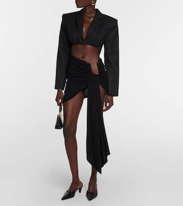 Arched Palm sash miniskirt | Christopher Esber