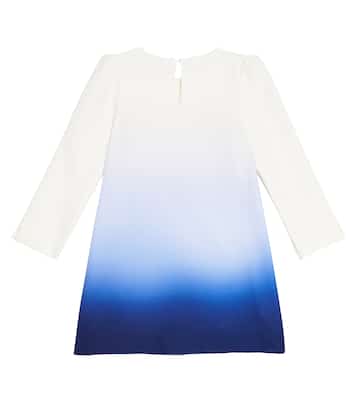 Printed crêpe dress | Monnalisa