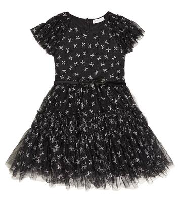 Ruffled tulle dress | Monnalisa