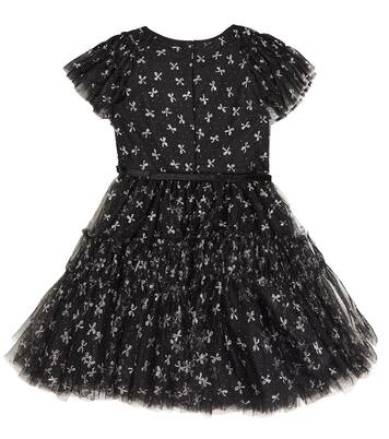 Ruffled tulle dress | Monnalisa