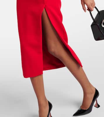 Robe midi en crêpe | Self-Portrait