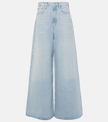 Mid-Rise Wide-Leg Jeans Nolan | Agolde