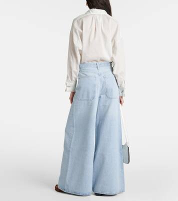 Mid-Rise Wide-Leg Jeans Nolan | Agolde