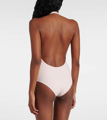 Ring Marine halterneck swimsuit | Loro Piana