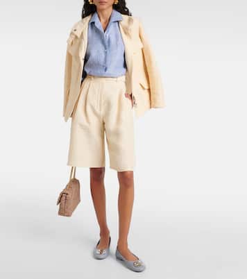 Claire leather ballet flats | Tory Burch