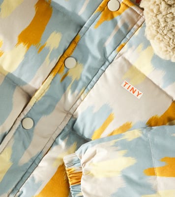 Camo padded cotton jacket | Tinycottons
