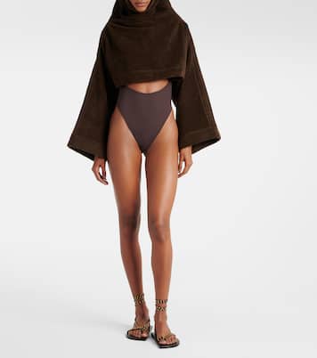 Sudadera con capucha de felpa de algodón | Alaïa