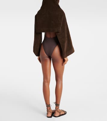 Sudadera con capucha de felpa de algodón | Alaïa