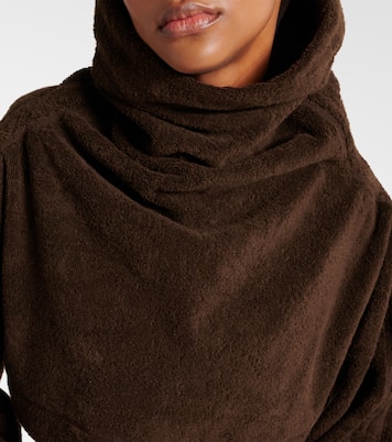 Sudadera con capucha de felpa de algodón | Alaïa