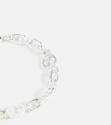 Pulsera Interlocking G de plata de ley | Gucci