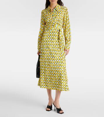 Abito midi Tori in jersey con stampa | Diane von Furstenberg