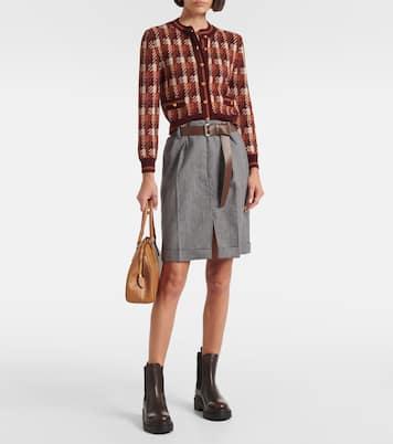 بوت تشيلسي من الجلد | Prada