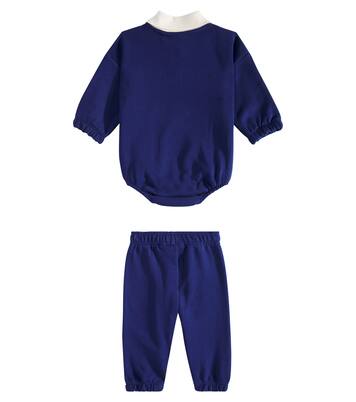 Baby Society cotton playsuit and pants set | Mini Rodini