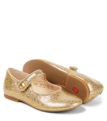 Daisy Baby glitter Mary Jane flats | Pom d'Api