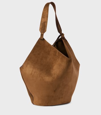 Lotus Medium suede tote bag | Khaite
