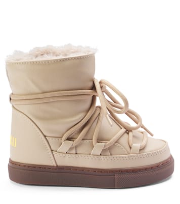 Grape faux leather snow boots | Inuikii Kids