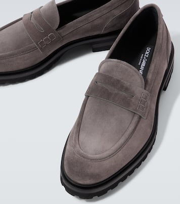 Altavilla suede penny loafers | Dolce&Gabbana