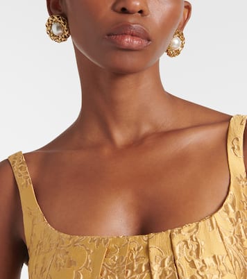 Marit 18kt gold-plated earrings | Jennifer Behr