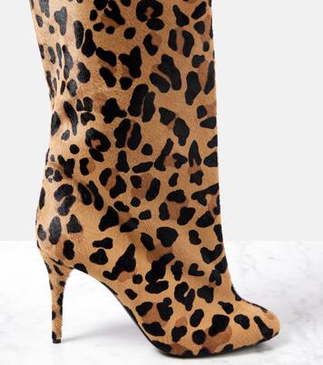 Decollete 90 calf hair over-the-knee boots | Alaïa