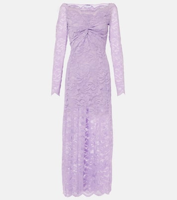 Robe Lavender aus Spitze | Rabanne