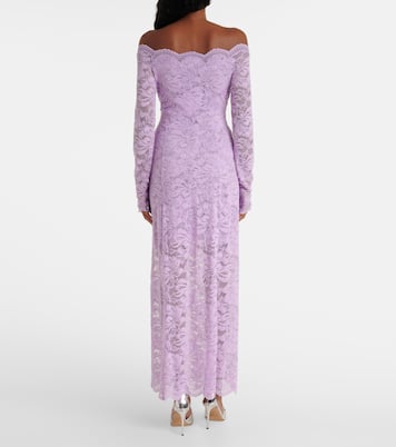 Robe Lavender aus Spitze | Rabanne