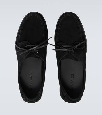 Chaussures bateau City Moc en daim | Saman Amel