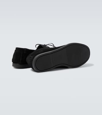 Chaussures bateau City Moc en daim | Saman Amel