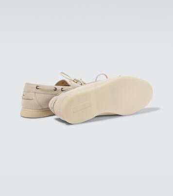 Sea-Sail Walk suede boat shoes | Loro Piana