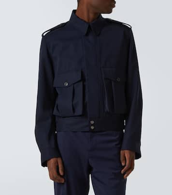 Jacke aus Woll-Gabardine | Dries Van Noten