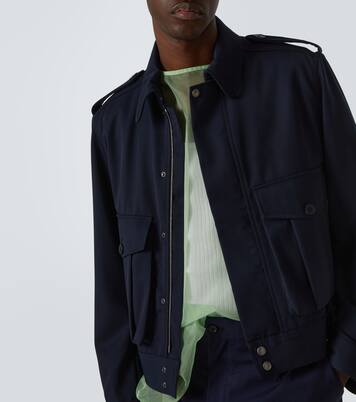 Jacke aus Woll-Gabardine | Dries Van Noten