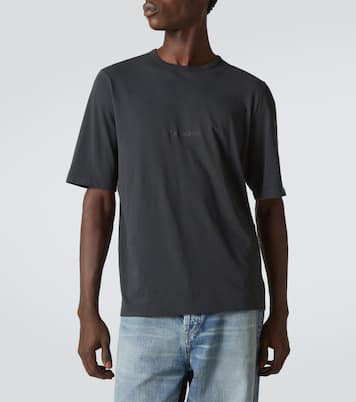 Logo cotton jersey T-shirt | Saint Laurent