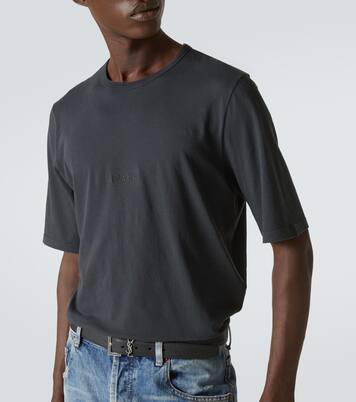 Logo cotton jersey T-shirt | Saint Laurent