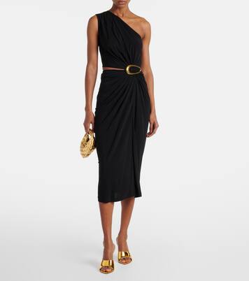 Bianca 95 metallic leather mules | Amina Muaddi