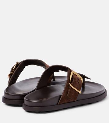 Sandalen aus Veloursleder | Tod's