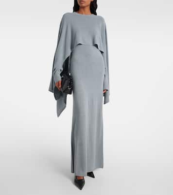 Maxikleid aus Seiden-Bouclé | Toteme