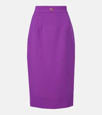 Virgin wool midi skirt | Dolce&Gabbana
