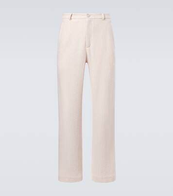 Pantalon droit Diamond en cachemire | God's True Cashmere