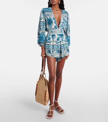 Bedruckte Bluse | Adriana Degreas