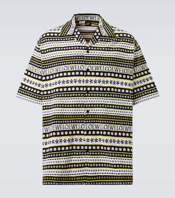 Paula's Ibiza cotton bowling shirt | Loewe