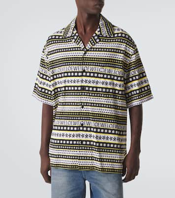 Paula's Ibiza cotton bowling shirt | Loewe