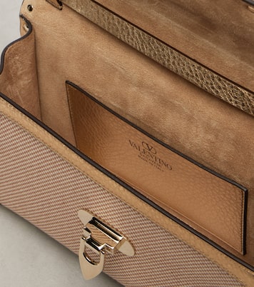 Schultertasche Rockstud Small aus Canvas | Valentino Garavani