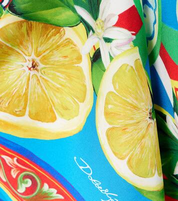 Printed silk twill scarf | Dolce&Gabbana