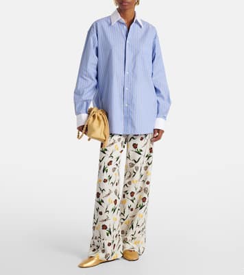 Bedruckte Palazzo-Hose aus Seide  | Marni